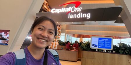 I visited Capital One’s lounge at LaGuardia. I loved the free steak and shrimp, but I’ll do 1 thing differently next time.