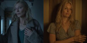 ‘Disclaimer’ has a shocking twist ending that centers on an intense sex scene. Star Leila George breaks down filming 2 very different versions of it.