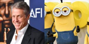 Hugh Grant says he panicked and almost named his newborn after his son’s favorite Minion