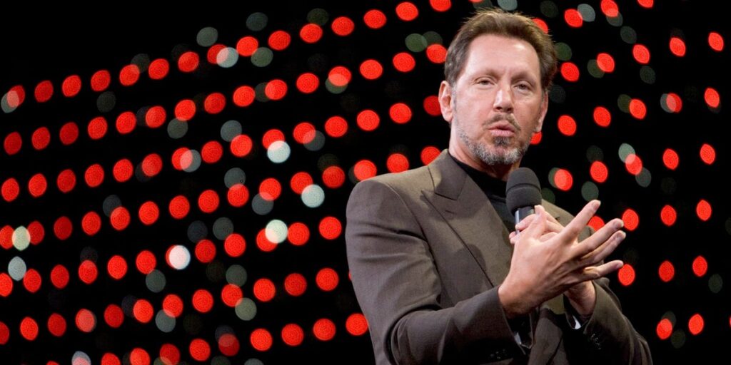 Larry Ellison is  billion richer this year. His career spans software, Hollywood, and yacht racing.