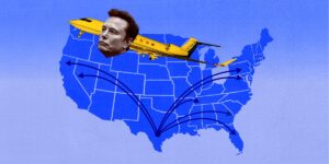 A year of Elon Musk’s private jet travels reveals his deepening political ties