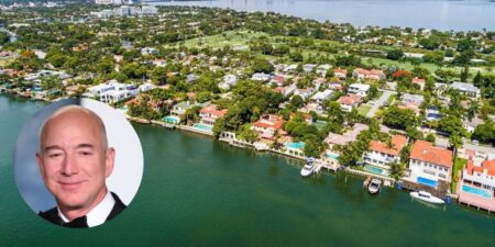 Jeff Bezos’ Miami neighbor bought an empty lot for .5 million. Now, they’re asking 0 million — and it’s still vacant.