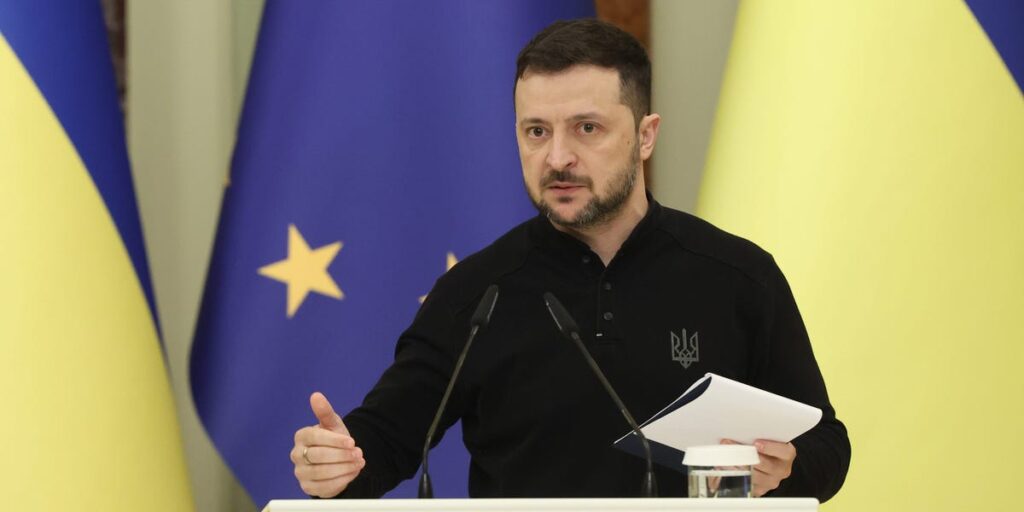 Zelenskyy said Ukraine could join NATO without Article 5 applying to its occupied territory