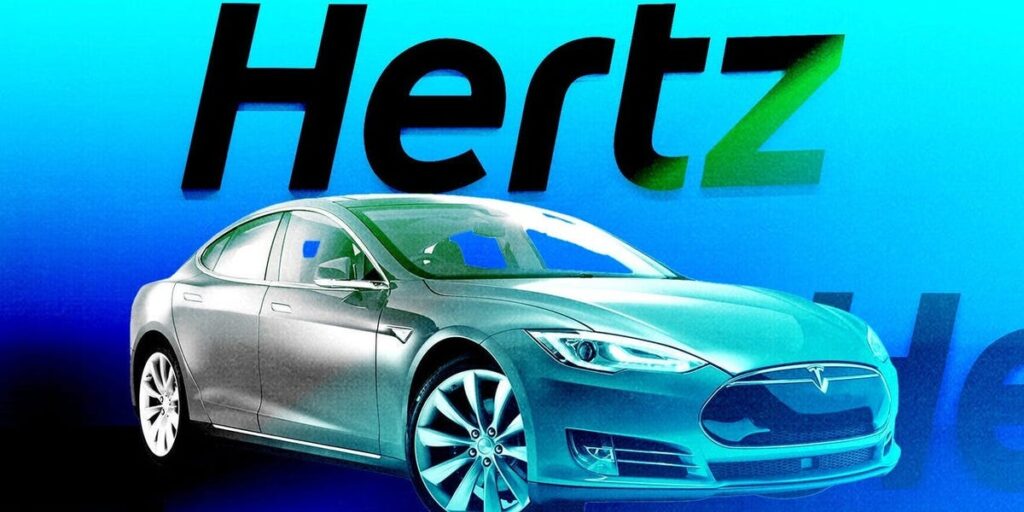 Hertz is asking some renters if they want to buy their cars as it continues reducing EV fleet