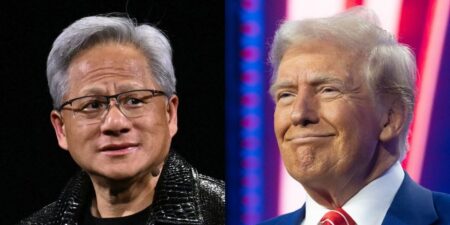 Nvidia’s Jensen Huang says he hasn’t received his Mar-a-Lago invite yet, but would be ‘delighted’ to get one