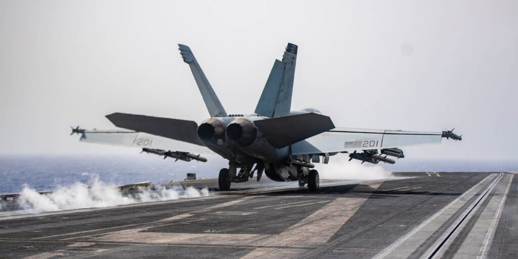 ‘Murder Hornet’: The Navy’s got a new nickname for the missile-packed F/A-18 fighter jets it flew into the Red Sea fight