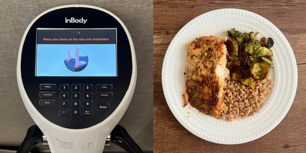 I got a body composition analysis, which shows my muscle-to-body fat ratio. It shocked me into changing my diet and gym routine.