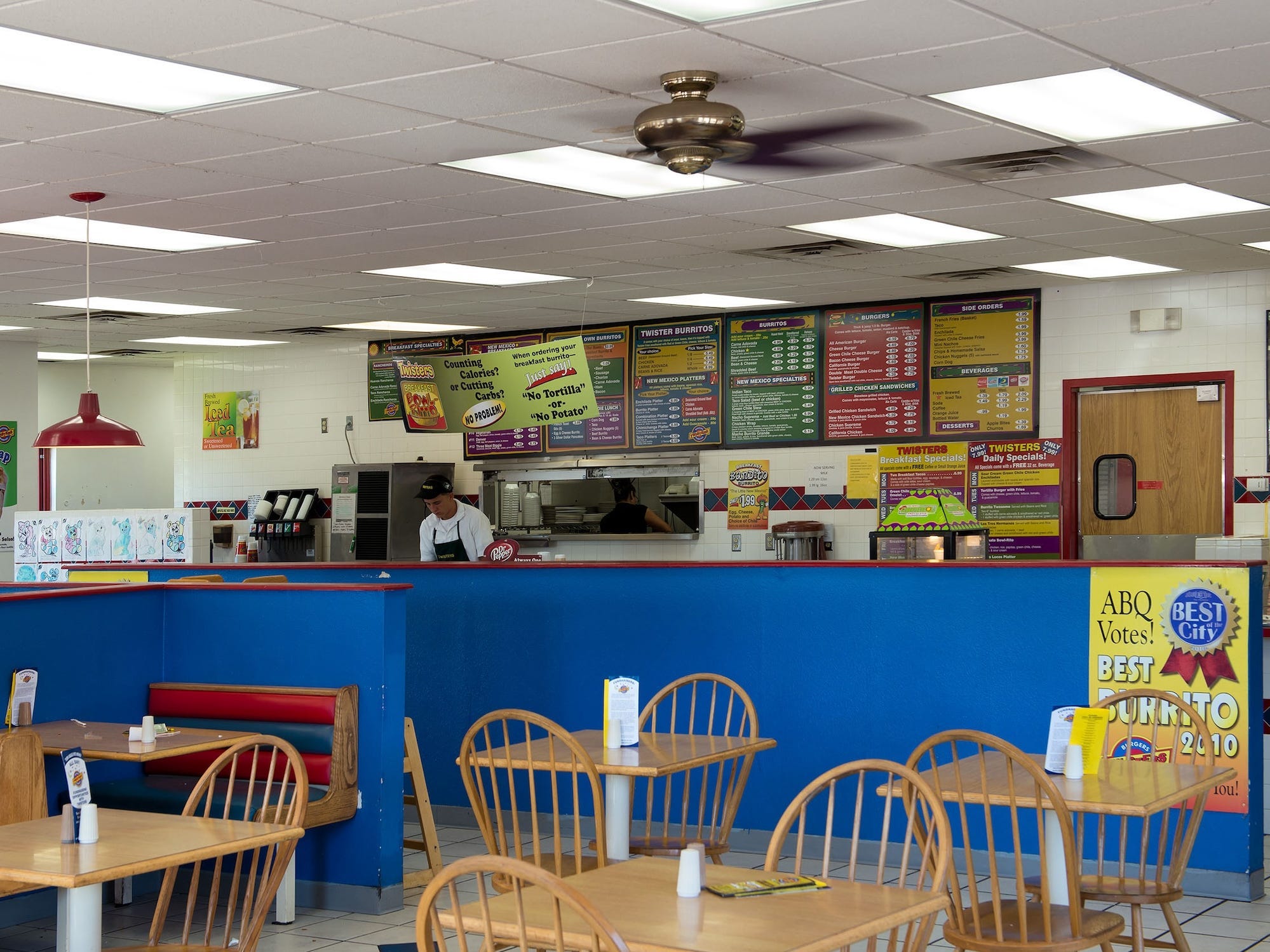 The inside of Twisters restaurant, a filming location for "Breaking Bad"