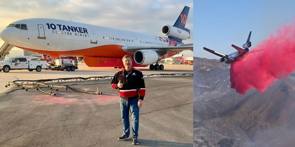 I’m a pilot fighting the CA wildfires from a tanker plane. Here’s how we pull off maneuvers commercial aircraft wouldn’t dare.