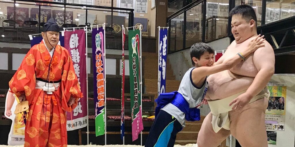 I’ve traveled the world with my 3 sons. A day spent in the birthplace of sumo wrestling made Japan their favorite country.