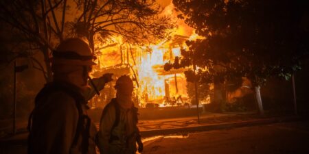 The LA wildfire is ripping through a neighborhood full of A-Listers