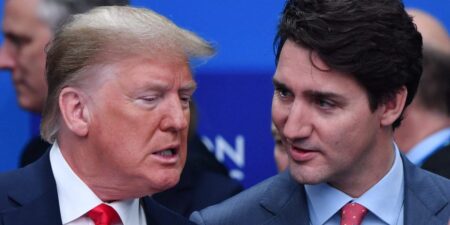 Justin Trudeau announces 25% retaliatory tariffs on US goods after Trump’s tariffs hit Canada