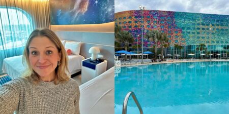 I stayed at Universal’s new space-themed hotel for 4 a night. The family-friendly resort packs so much value.