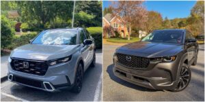 I drove hybrid compact SUVs from Honda and Mazda. Here’s how they compare and which one I’d buy.