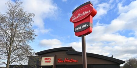 Tim Hortons says the weather was so warm at the start of winter, it still managed to make money off cold drinks