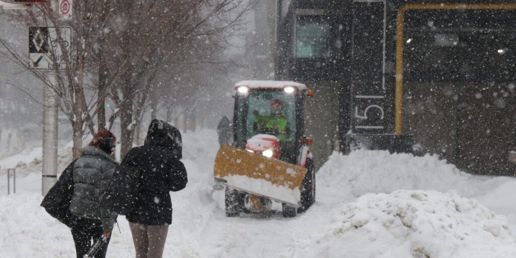 Thousands of flights disrupted as US and Canada hit by winter storms over Presidents Day weekend