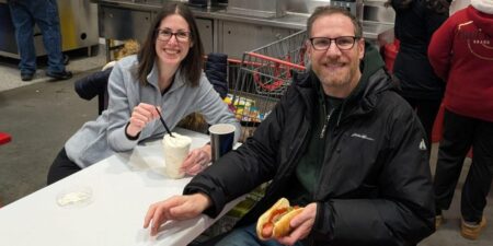 My husband and I have lunch dates at Costco because it’s our only time together. It’s not glamorous, but the price is right.