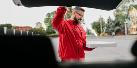 Food delivery workers earned most of their money from tips last year, a new report says