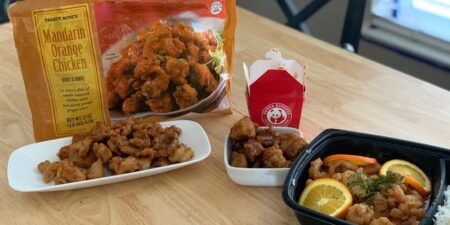 I tried orange chicken from Trader Joe’s, Panda Express, and P.F. Chang’s, and the best is the most affordable