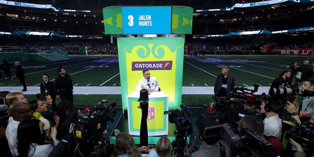 Influencers are descending on the Super Bowl as the NFL and brands embrace creators