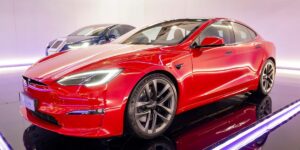 Tesla sales almost halved in Europe last month and were surpassed by a Chinese rival