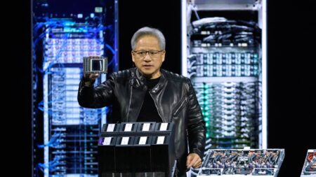 Nvidia Showcases New Chips While AI Stocks Slide