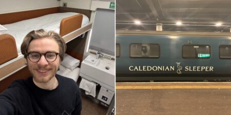 I took the 0 Caledonian Sleeper train to Scotland. The 7 hours felt luxurious — but sleeping was a real challenge.