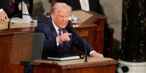 Trump’s joint address to Congress has a raucous start as Democrats heckle