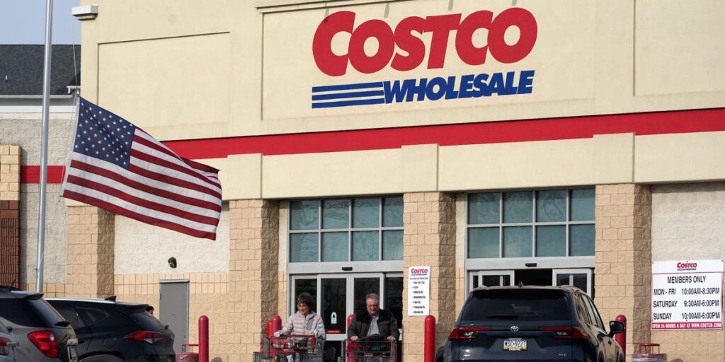 Costco says it’s been buying up extra inventory as tariff uncertainty looms