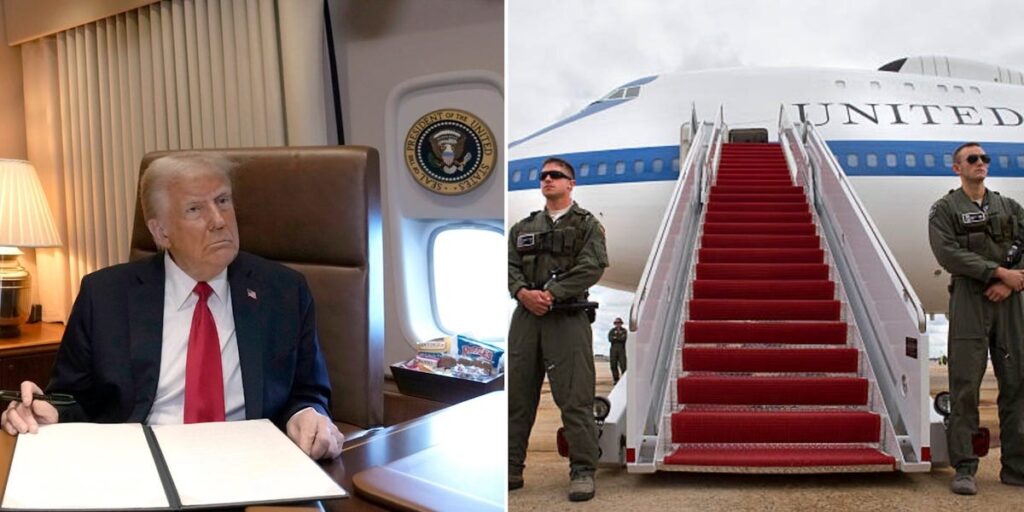 Trump may not have a new Air Force One yet, but the president still has these high-tech VIP aircraft