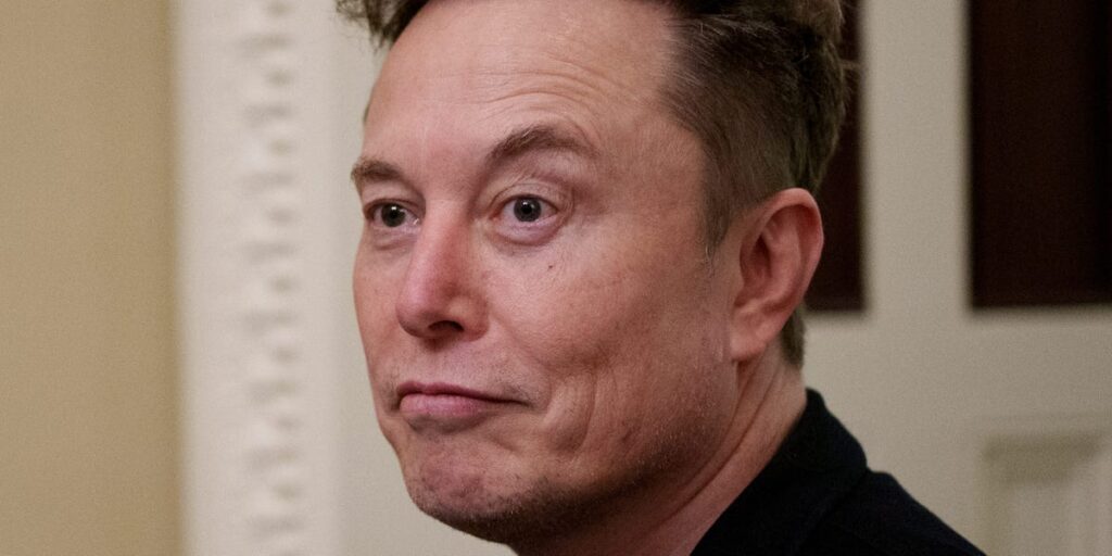 Elon Musk’s net worth dropped  billion in one day as Tesla stock tanks