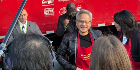 Why Nvidia CEO Jensen Huang paid homage to Denny’s at the AI giant’s big conference