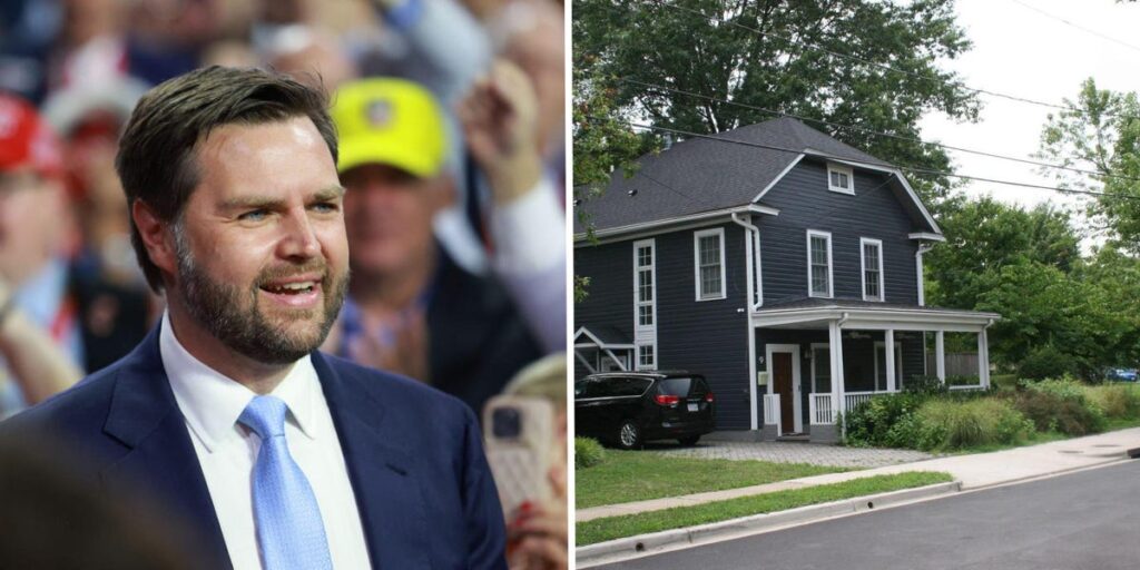 JD Vance sold his house in the DC suburbs for 8,000 more than he paid