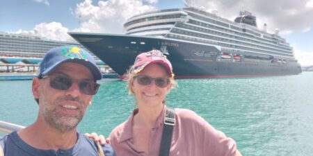 This couple retired and sold their home to live on cruise ships full-time. Here’s how they make it work.