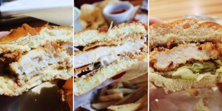 I tried chicken sandwiches at Buffalo Wild Wings, Chili’s, and Applebee’s. My favorite was also the cheapest.