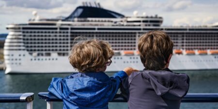 I started taking cruises with my kids when they were little. They’re perfect for testing their independence and life skills.