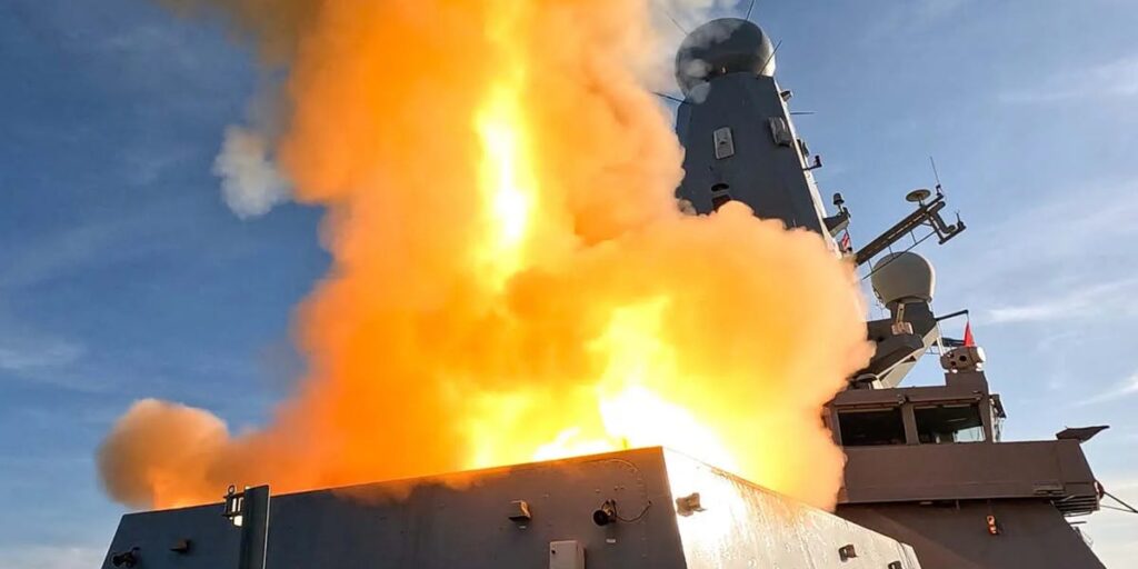 Royal Navy Warship Shot Down a Supersonic Missile in ‘Historic First’