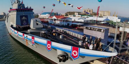 North Korea Bungled 5,000-Ton Destroyer Launch As Kim Jong Un Watched