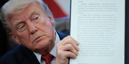 DOJ Lawyer Unaware of Written Trump-Big Law Deals With Details