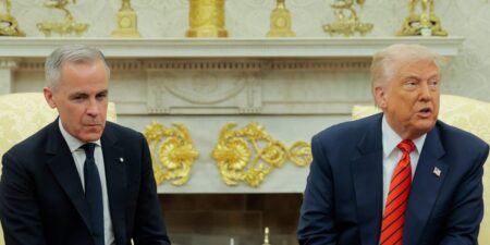 Mark Carney Glad People Couldn’t Tell What He Thought at Trump Meeting