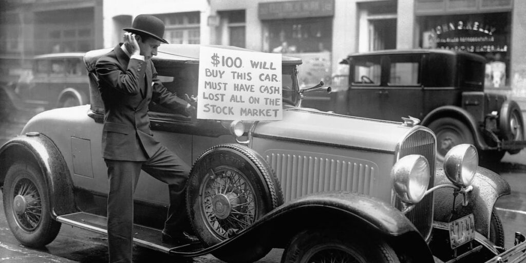 Vintage Photos Show the 1929 Crash That Set Off the Great Depression