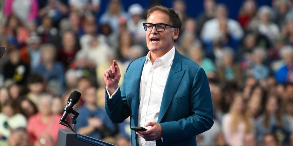 Mark Cuban Says Kamala Harris Campaign Courted Him for VP Pick