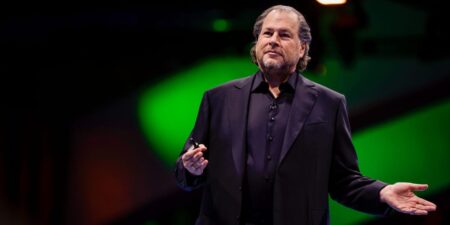 Salesforce CEO Marc Benioff Says up to 50% of Some Work Now Done by AI
