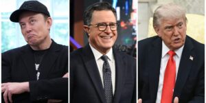 Colbert and Other Late-Night Hosts Feast on Musk’s Feud With Trump