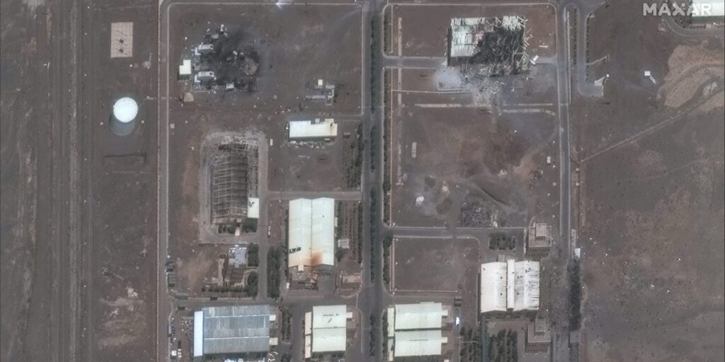Images Show Damage at Top Iranian Nuclear Facility After Israeli Strikes