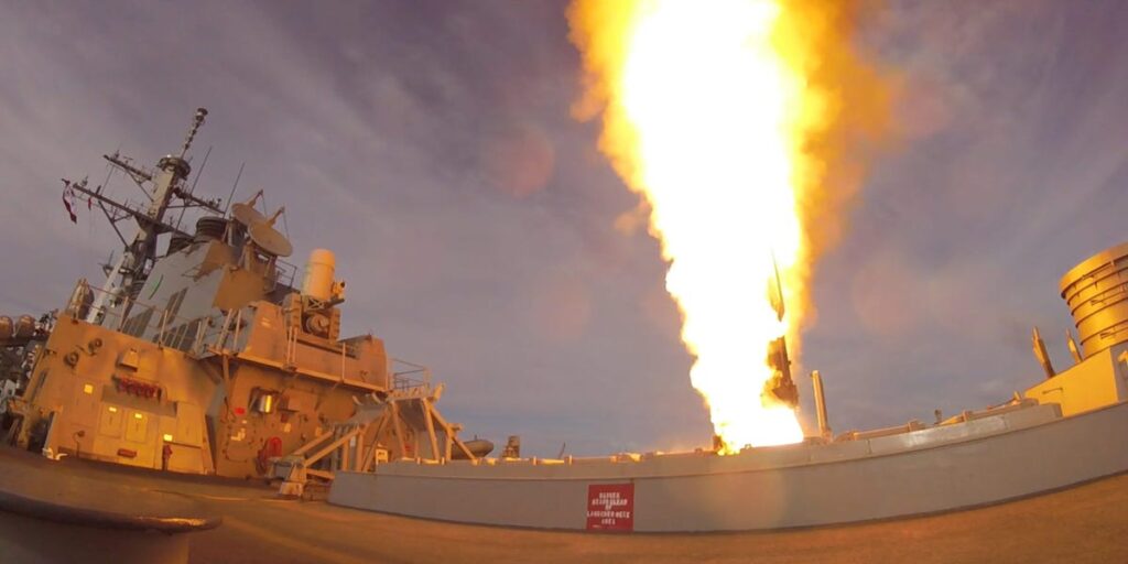 More Navy Firepower Joins US Warships Shielding Israel From Missiles