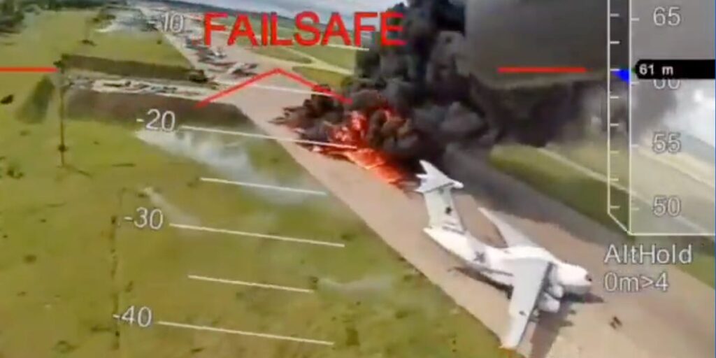 Op Spiderweb: Ukraine Said Drones Hit Russia’s Planes Using AI When They Lost Signal