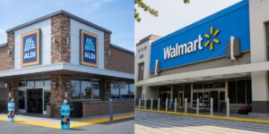 Shopping for Same Groceries at Walmart and Aldi for Family, Winner