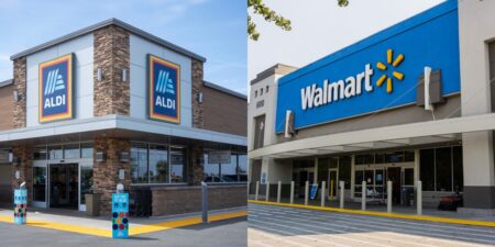 Shopping for Same Groceries at Walmart and Aldi for Family, Winner