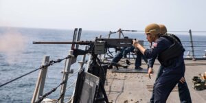 US Navy Sailor Tells BI How He Destroyed Drone With .50 Caliber Gun